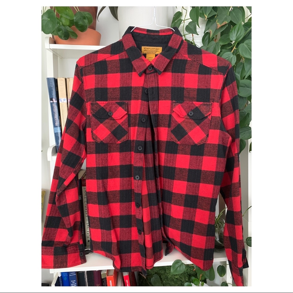 Stapleford Men’s Flannel Shirt, Size Large